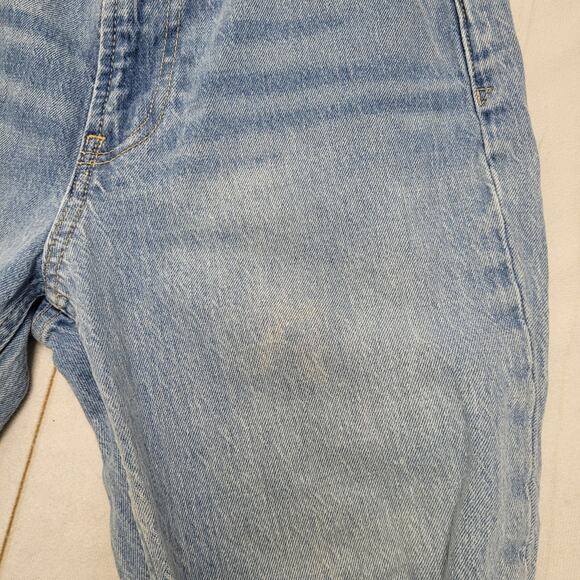 Gap cheeky straight high rise jeans light wash distressed - Picture 3 of 7